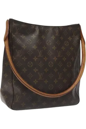 LOUIS VUITTON Pre-owned, Dame, Brun, ONE SIZE, Uld, Pre-owned canvas tasker