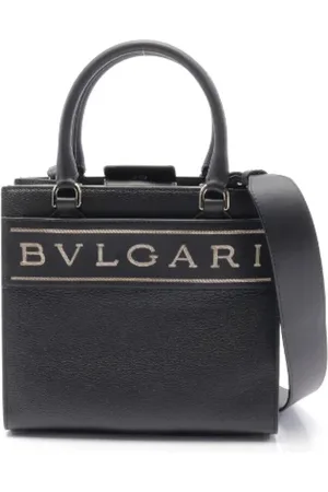 Bvlgari Pre-owned, Dame, Sort, ONE SIZE, Uld, Pre-owned Laeder hndtasker