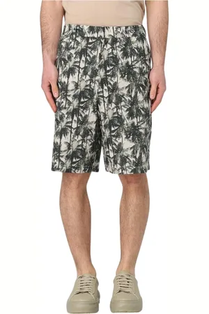 Armani Exchange Shorts, Herre, Flerfarvet, W30, Grøn Palm Tree Print Shorts
