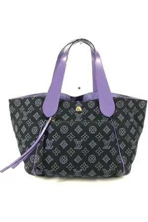 LOUIS VUITTON Pre-owned, Dame, Lilla, ONE SIZE, Uld, Pre-owned canvas tasker