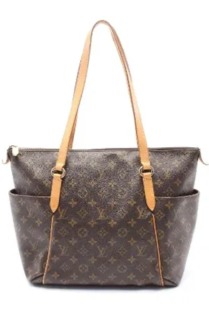 LOUIS VUITTON Pre-owned, Dame, Brun, ONE SIZE, Uld, Pre-owned Canvas totes