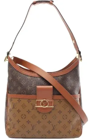 LOUIS VUITTON Pre-owned, Dame, Brun, ONE SIZE, Uld, Pre-owned canvas tasker