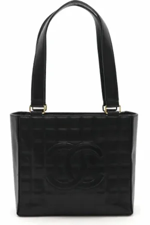 CHANEL Pre-owned, Dame, Sort, ONE SIZE, Uld, Pre-owned Laeder totes