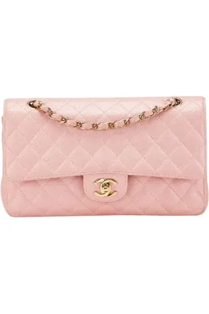 CHANEL Pre-owned, Dame, Lyserød, ONE SIZE, Uld, Pre-owned Laeder chanel-tasker