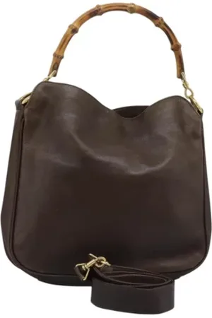 Gucci Pre-owned, Dame, Brun, ONE SIZE, Uld, Pre-owned Laeder hndtasker
