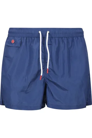 Kiton Badetøj, Herre, Blå, M, Badeshorts med justerbar talje og logolomme