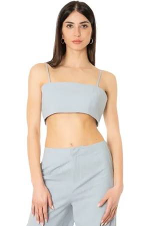 Isabelle Blanche Top, Dame, Blå, S, Cashmere, Cashmere Bustier Top