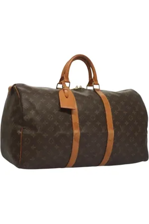 LOUIS VUITTON Pre-owned, Dame, Brun, ONE SIZE, Tyl, Pre-owned canvas tasker