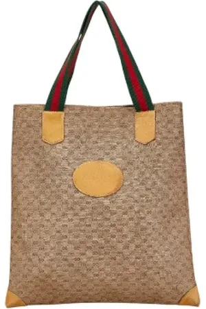 Gucci Pre-owned, Dame, , ONE SIZE, Tyl, Pre-owned Laeder totes