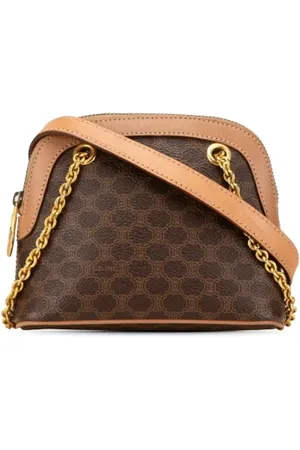 Céline Pre-owned, Dame, Brun, ONE SIZE, Uld, Pre-owned Canvas celine-tasker