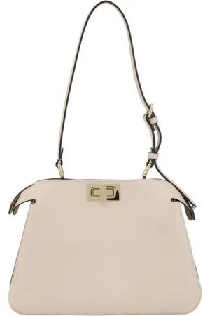Fendi Taske, Dame, Lyserød, ONE SIZE, Læder, Peekaboo Læder Håndtaske