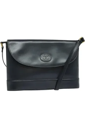 Gucci Pre-owned, Dame, Blå, ONE SIZE, Uld, Pre-owned Laeder gucci-tasker