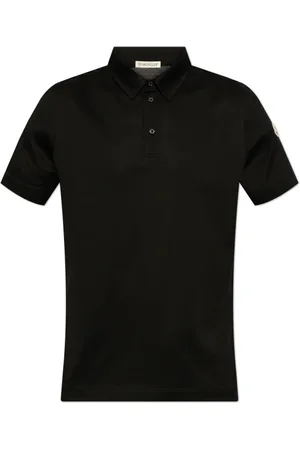 Moncler Top, Herre, Sort, 2XL, Bomuld, Cotton Polo