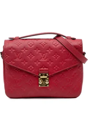 LOUIS VUITTON Pre-owned, Dame, Rød, ONE SIZE, Uld, Pre-owned Laeder louis-vuitton-tasker
