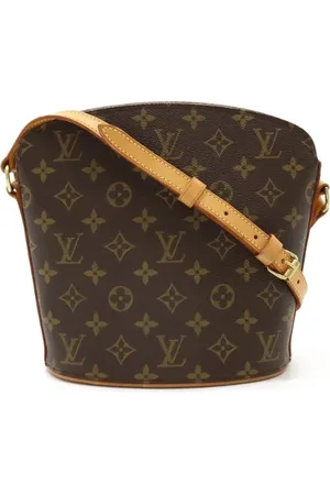 LOUIS VUITTON Pre-owned, Dame, Brun, ONE SIZE, Uld, Pre-owned canvas tasker