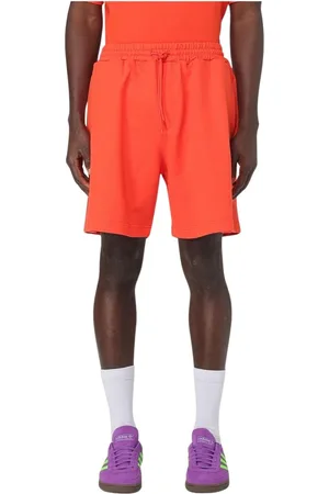 Msgm Shorts, Herre, Rød, L, Uld, Sorte Atletiske Shorts Stilfuldt Alsidigt Look