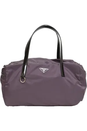 Prada Pre-owned, Dame, Lilla, ONE SIZE, Nylon, Pre-owned nylon hndtasker