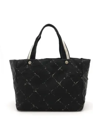 CHANEL Pre-owned, Dame, Sort, ONE SIZE, Nylon, Pre-owned nylon totes