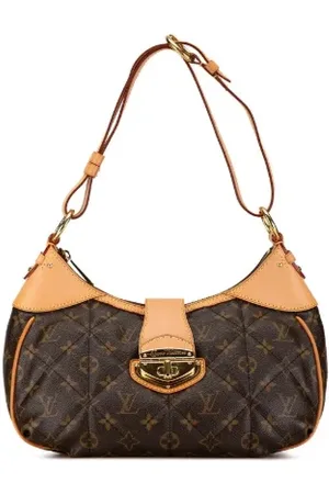 LOUIS VUITTON Pre-owned, Dame, Brun, ONE SIZE, Uld, Pre-owned canvas tasker