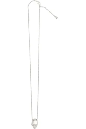 Alexander McQueen Tilbehør, Dame, Grå, ONE SIZE, Skull Pendant Necklace