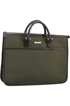 Burberry Pre-owned, Dame, Grøn, ONE SIZE, Nylon, Pre-owned nylon hndtasker
