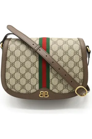 Gucci Pre-owned, Dame, , ONE SIZE, Uld, Pre-owned Laeder skuldertasker