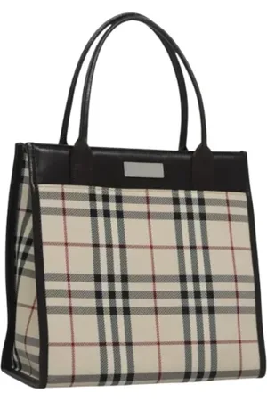 Burberry Pre-owned, Dame, , ONE SIZE, Tyl, Pre-owned canvas håndtasker