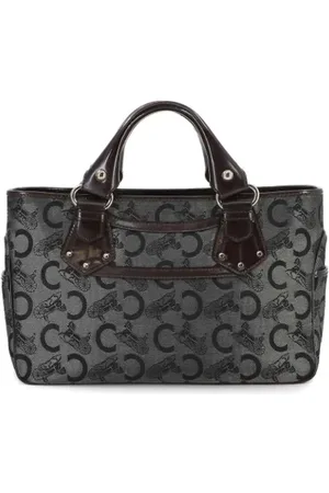 Céline Pre-owned, Dame, Sort, ONE SIZE, Tyl, Pre-owned Laeder celine-tasker