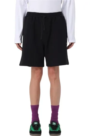 Msgm Shorts, Herre, Sort, M, Uld, Sorte afslappede stilfulde shorts