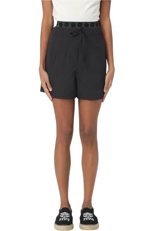 Kenzo Shorts, Dame, Sort, M, Uld, Sorte Afslappede Shorts til Kvinder