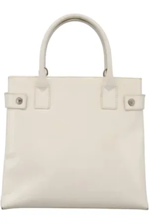 Gucci Pre-owned, Dame, Hvid, ONE SIZE, Uld, Pre-owned Stof hndtasker