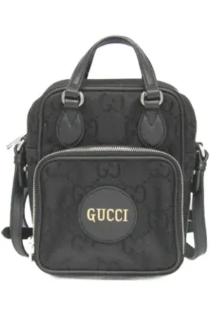 Gucci Pre-owned, Dame, Sort, ONE SIZE, Uld, Pre-owned Laeder gucci-tasker