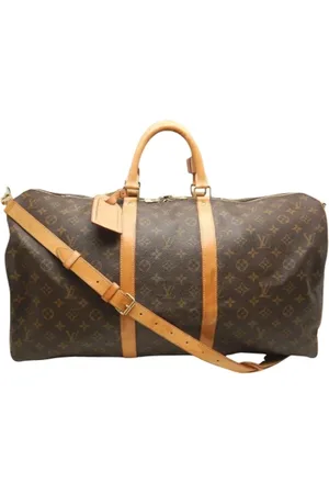 LOUIS VUITTON Pre-owned, Dame, Brun, ONE SIZE, Uld, Pre-owned canvas tasker