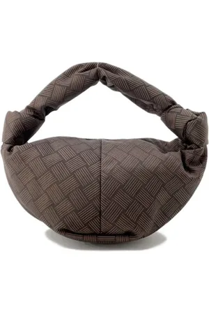 Bottega Veneta Pre-owned, Dame, Brun, ONE SIZE, Nylon, Pre-owned nylon hndtasker