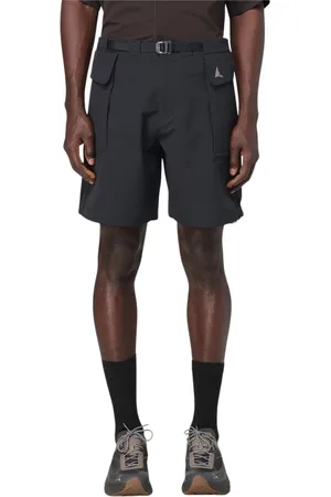 ROA Shorts, Herre, Sort, L, Uld, Alsindig Stilfulde Cargo Shorts med Bælte