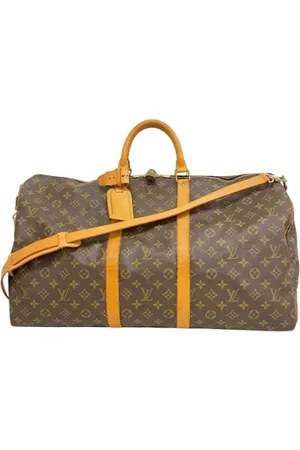 LOUIS VUITTON Pre-owned, Dame, Brun, ONE SIZE, Tyl, Pre-owned canvas tasker