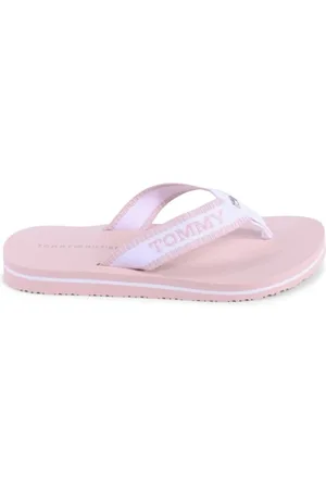 Tommy Hilfiger Sko, Dame, Hvid, 38 EU, Uld, Hvide Damesandaler Stilfulde Behagelige