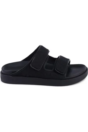 Calvin Klein Sko, Dame, Sort, 40 EU, Polyester, Polyester Sandal