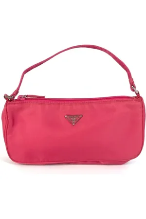 Prada Pre-owned, Dame, Lyserød, ONE SIZE, Nylon, Pre-owned nylon prada-tasker