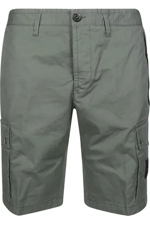 Stone Island Shorts, Herre, Grøn, W32, Bomuld, Bermuda Cargo Shorts