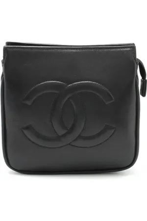 CHANEL Pre-owned, Dame, Sort, ONE SIZE, Uld, Pre-owned Laeder chanel-tasker