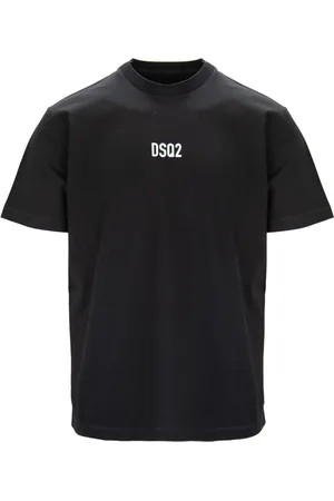 Dsquared2 Top, Herre, Sort, M, Bomuld, Mænds Slip-On T-Shirt med Logo