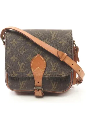 LOUIS VUITTON Pre-owned, Dame, Brun, ONE SIZE, Uld, Pre-owned canvas tasker