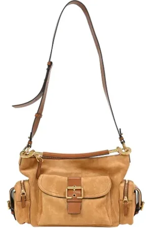 Chloé Pre-owned, Dame, Brun, ONE SIZE, Uld, Pre-owned Ruskind skuldertasker