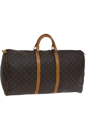 LOUIS VUITTON Pre-owned, Dame, Brun, ONE SIZE, Tyl, Pre-owned canvas tasker