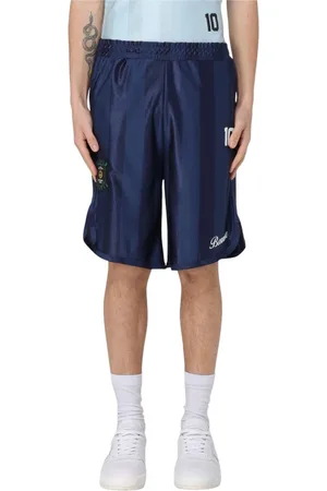 BARROW Shorts, Herre, Blå, S, Blå Afslappede Snørebåndsshorts