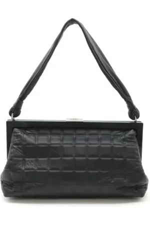 CHANEL Pre-owned, Dame, Sort, ONE SIZE, Uld, Pre-owned Laeder chanel-tasker