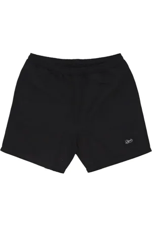 DOLLY NOIRE Shorts, Herre, Sort, XL, Uld, Sorte Easy Shorts med elastisk talje