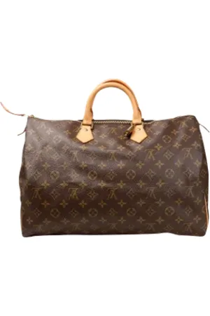 LOUIS VUITTON Pre-owned, Dame, Brun, ONE SIZE, Læder, Pre-owned canvas håndtasker