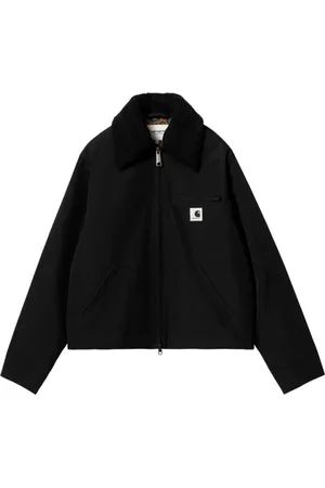 Carhartt Jakke, Dame, Sort, L, Kort Casual Jakke i Fåreskind